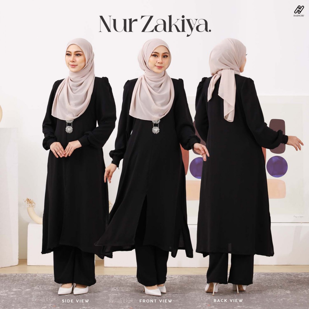 Suit Nur Zakiya - Blueberry