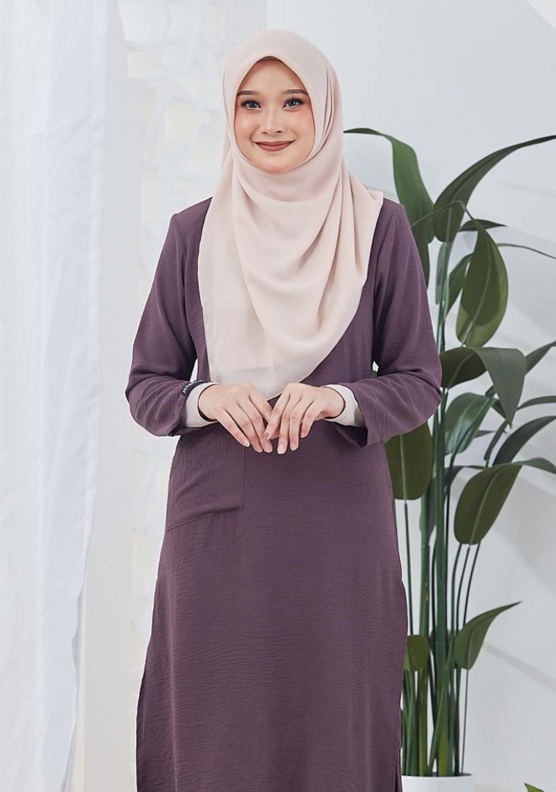 Suit Salwa - Ash Brown