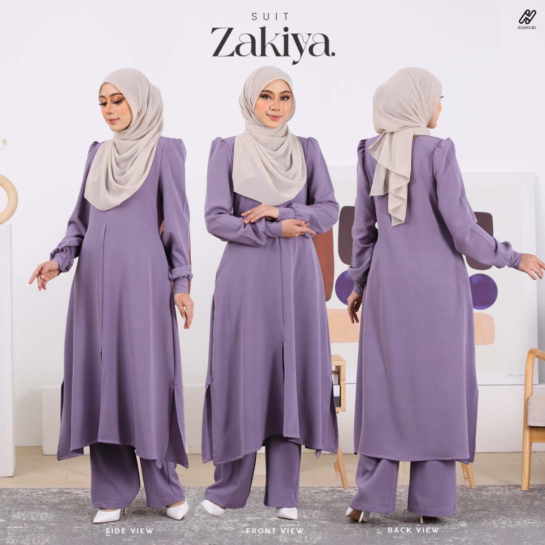 Suit Zakiya - Purple