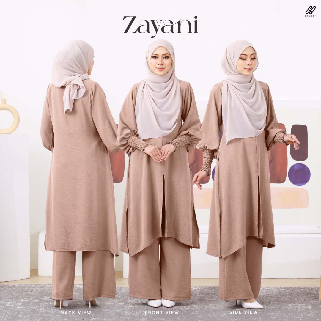 Suit Zayani - Rose Pink