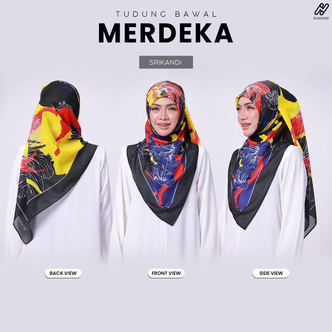 Tudung Bawal Merdeka - Srikandi