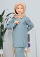 Kurung Syakira Kids - Turkish Blue