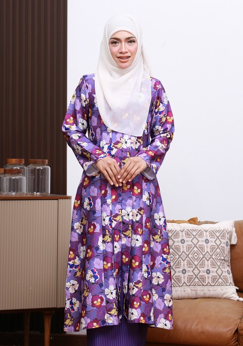 Kebaya Sri Daisy 2.0 - Vivid Purple