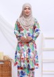 Kebaya Ainun - White Blue