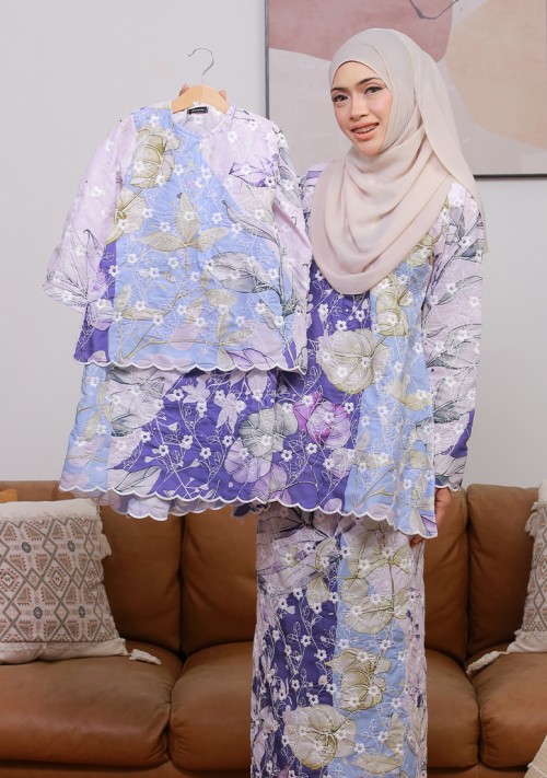 Kurung Sri Camellia Kids - Wildberry