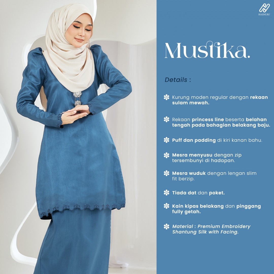 Kurung Mustika - Emerald Green
