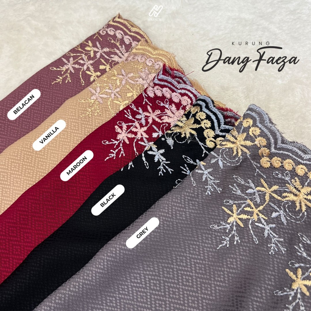 Kurung Dang Faeza Kids - Grey