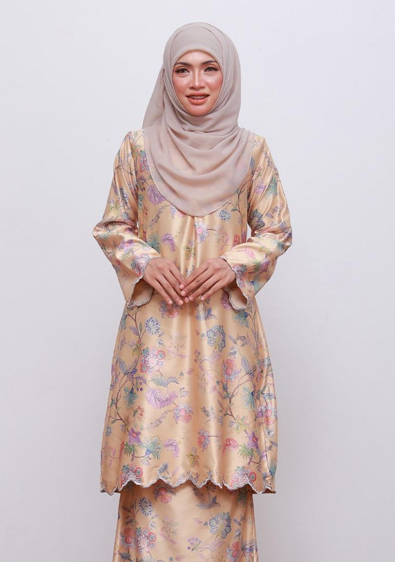Kurung Che Baiduri - Yellow