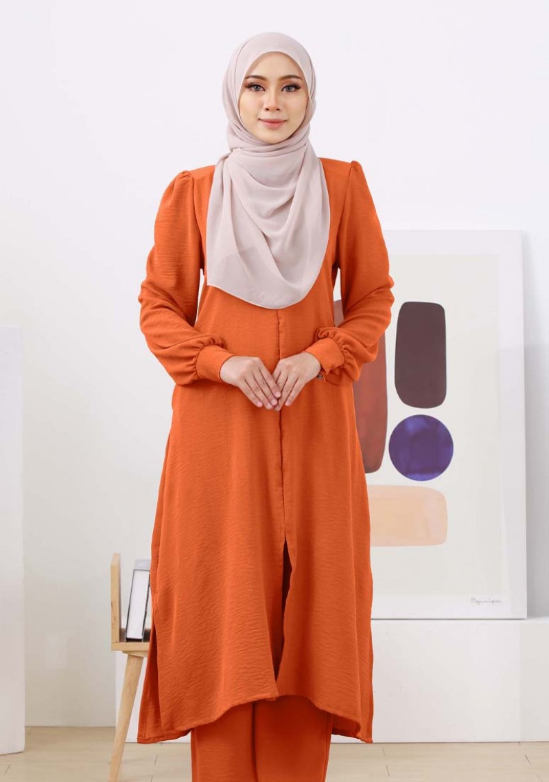 Suit Nur Zakiya - Orange