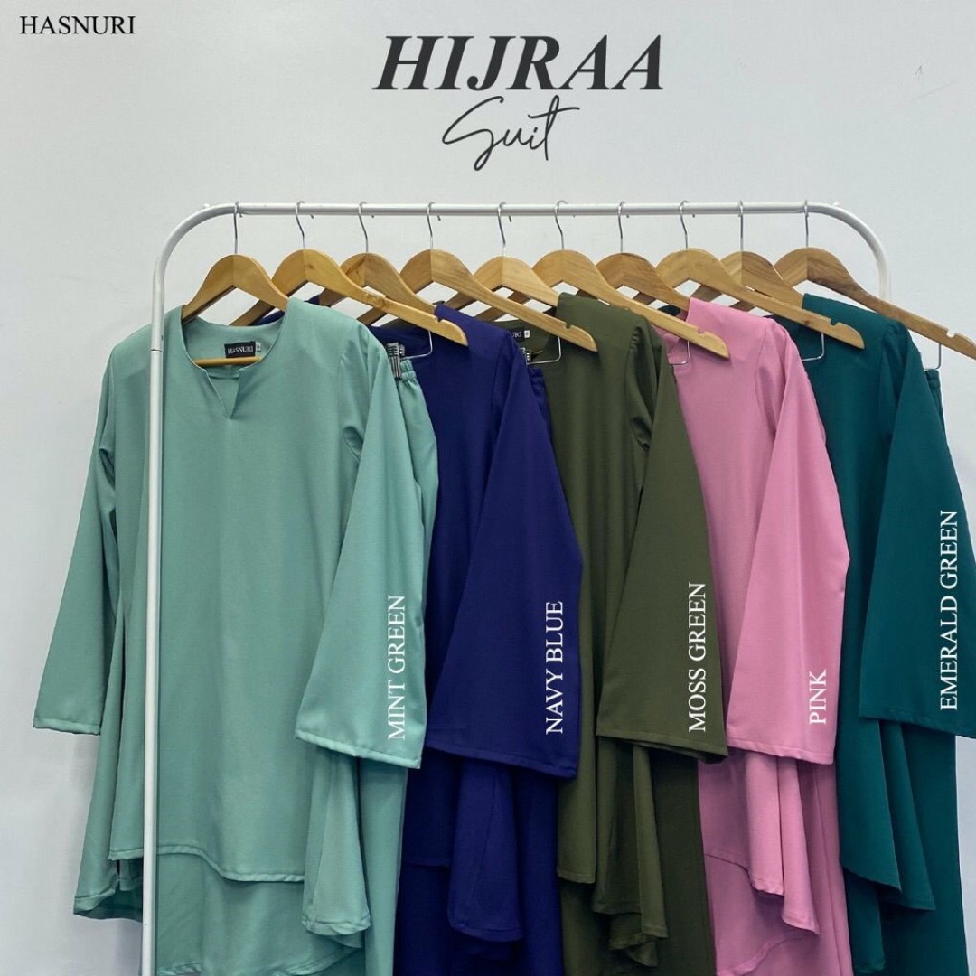 Suit Hijraa - Moss Green