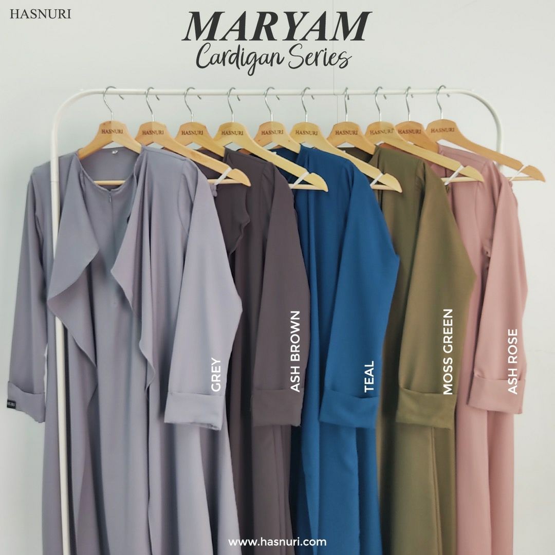 Maryam Cardigan Series - Moss Green