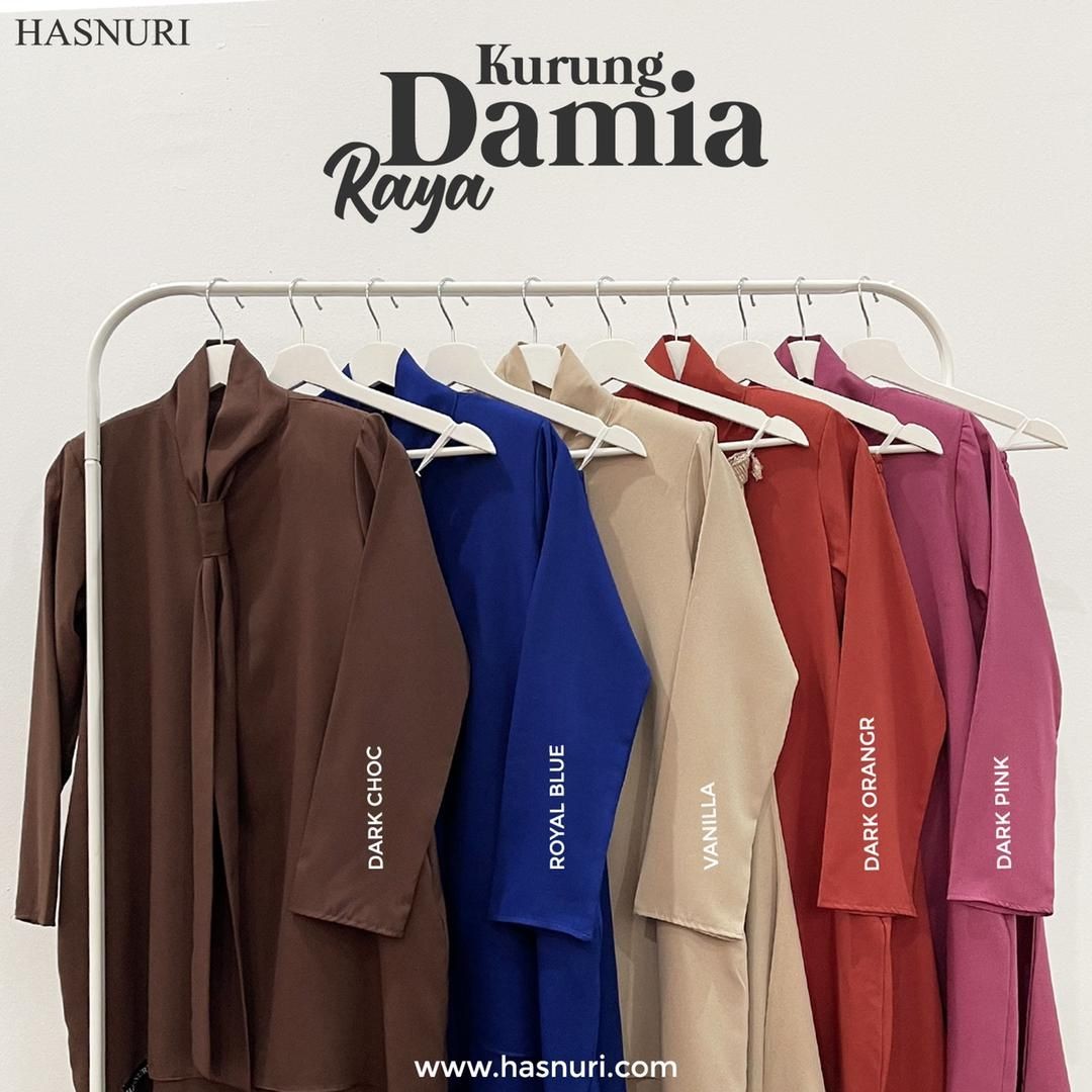 Kurung Damia - Dark Pink