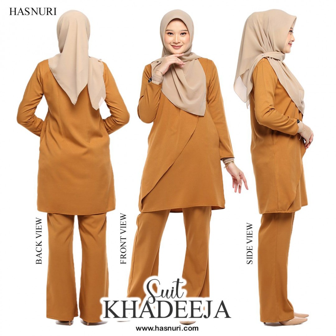 Suit Khadeeja - Dark Orange