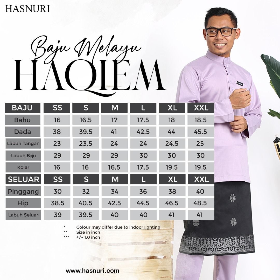 Baju Melayu Haqiem - Baby Pink