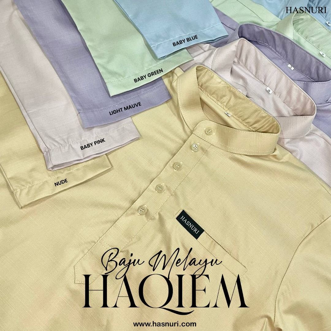 Baju Melayu Haqiem - Baby Blue