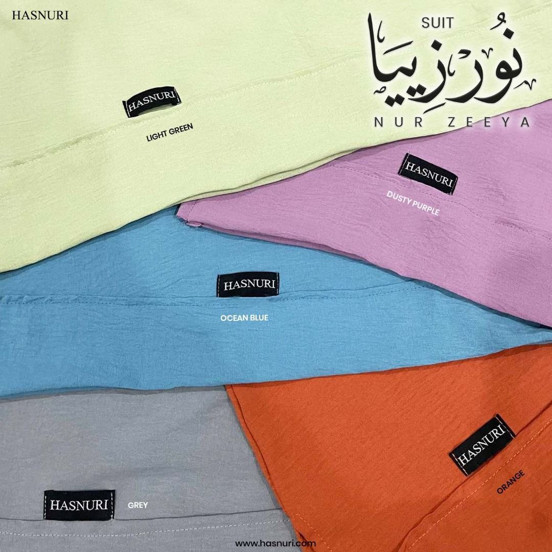Suit Nur Zeeya - Orange