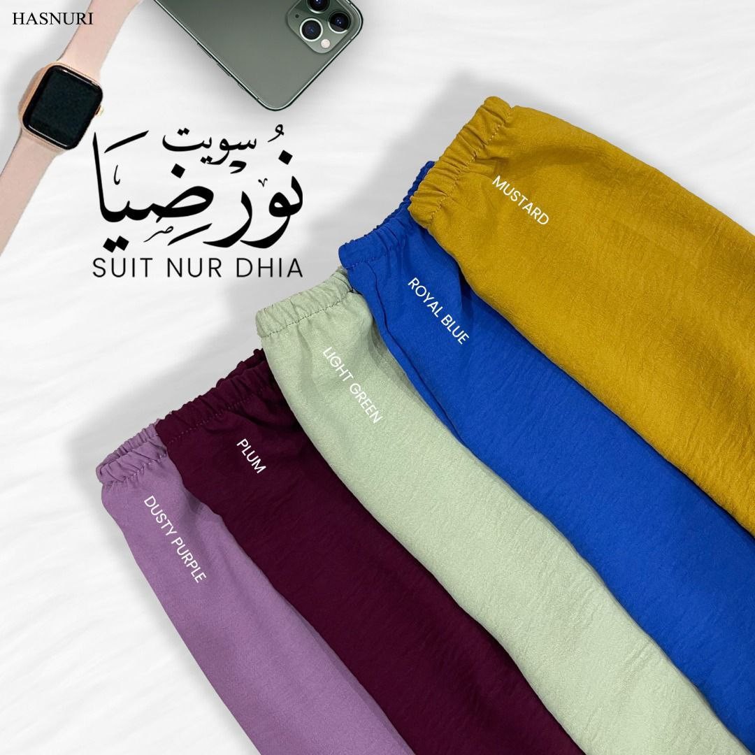 Suit Nur Dhia - Mustard