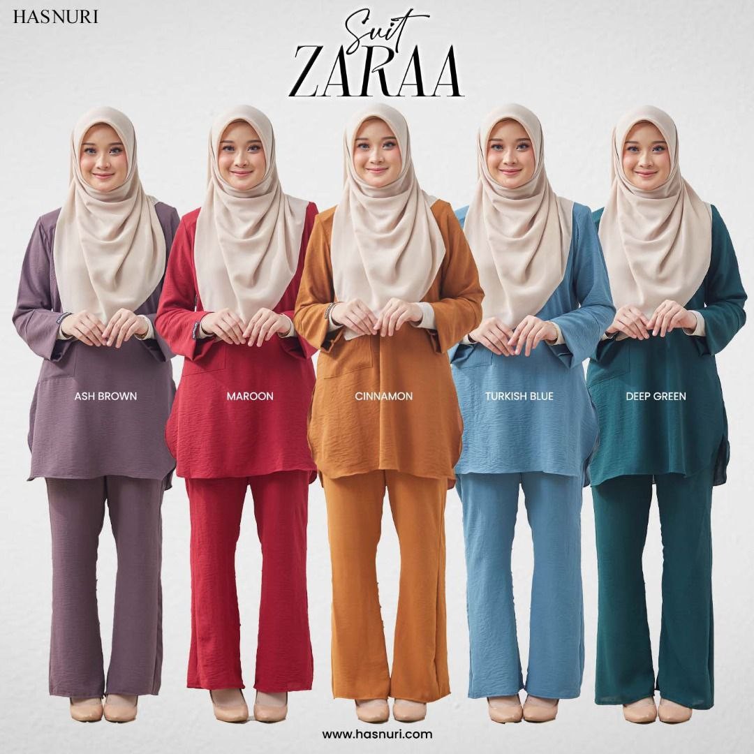 Suit Zaraa - Maroon