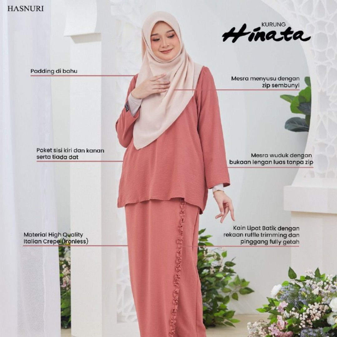 Kurung Hinata - Mustard