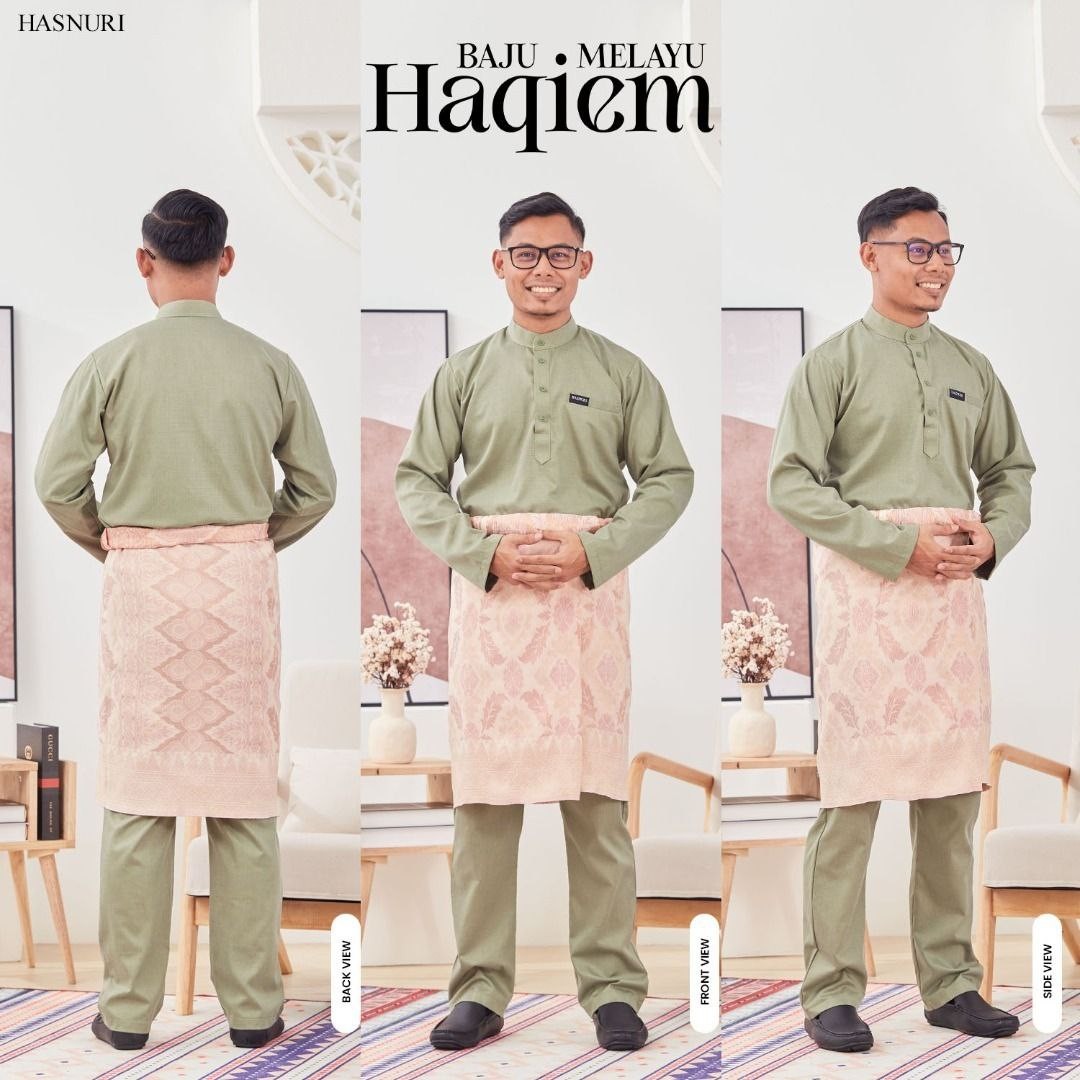 Baju Melayu Haqiem - Off White