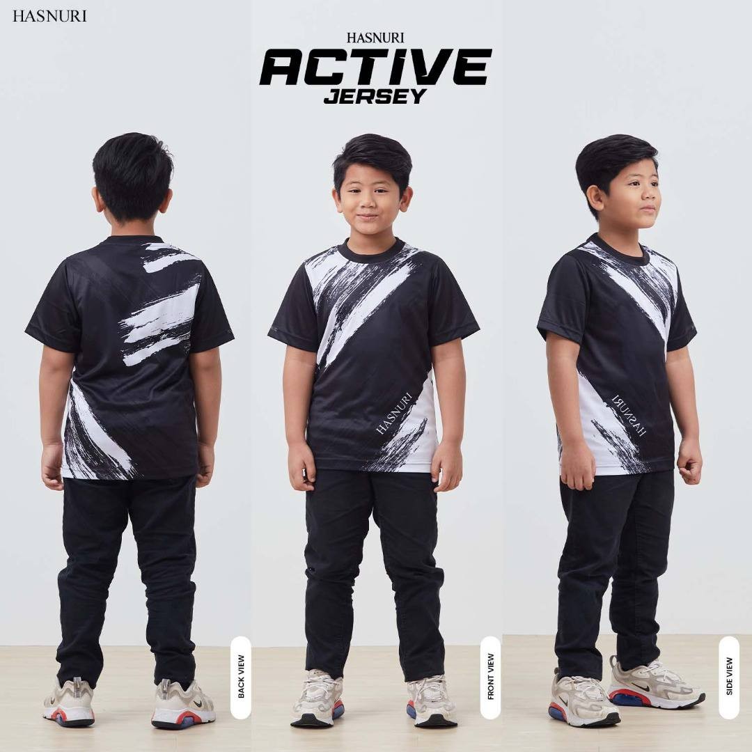 Hasnuri Active Jersey Boy Kids - Multicolour