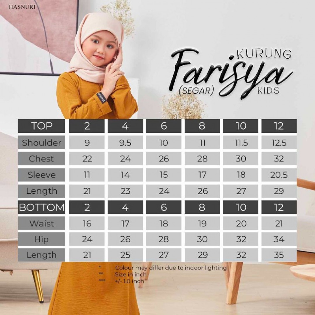 Kurung Farisya Kids - Jade Green
