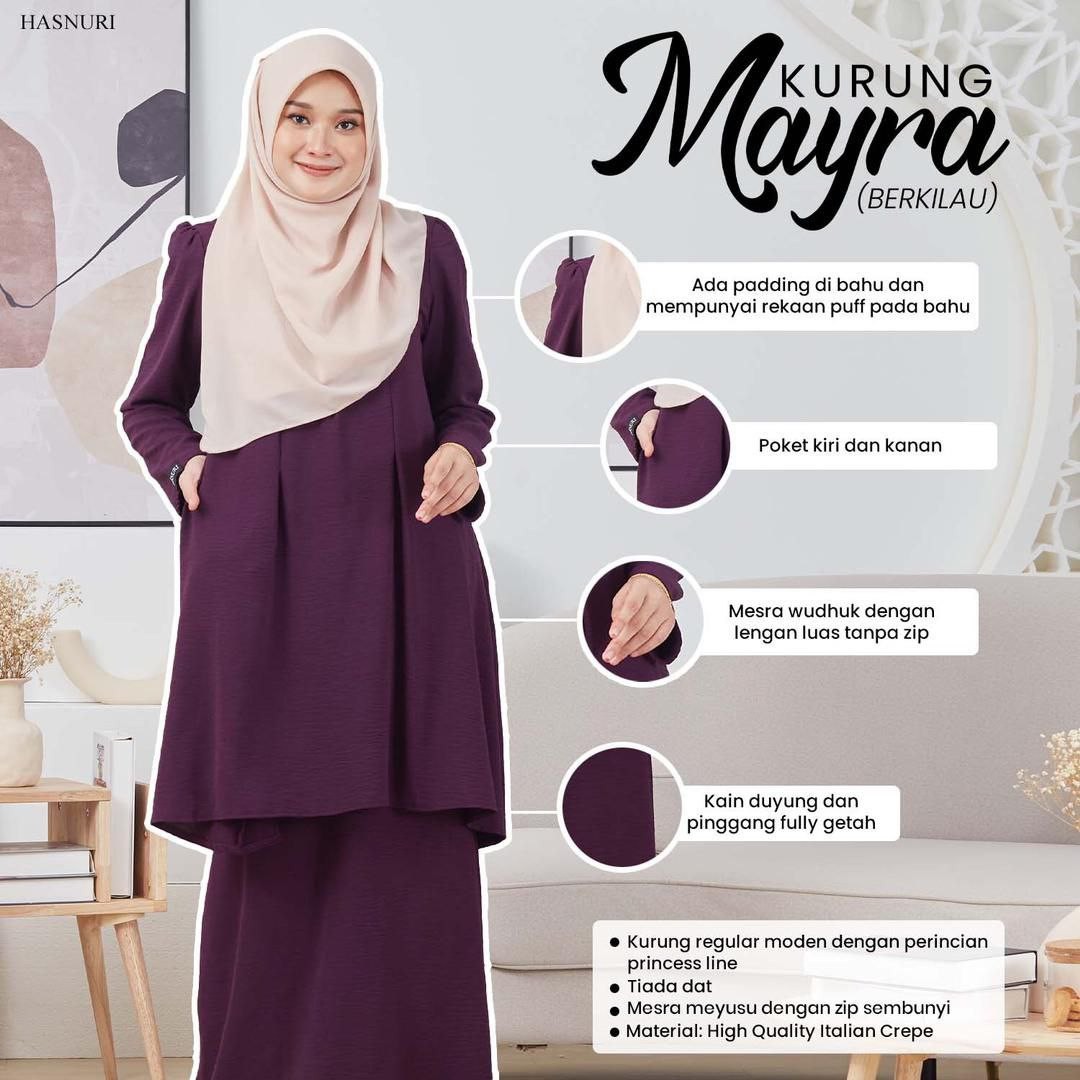 Kurung Mayra - Jade Green