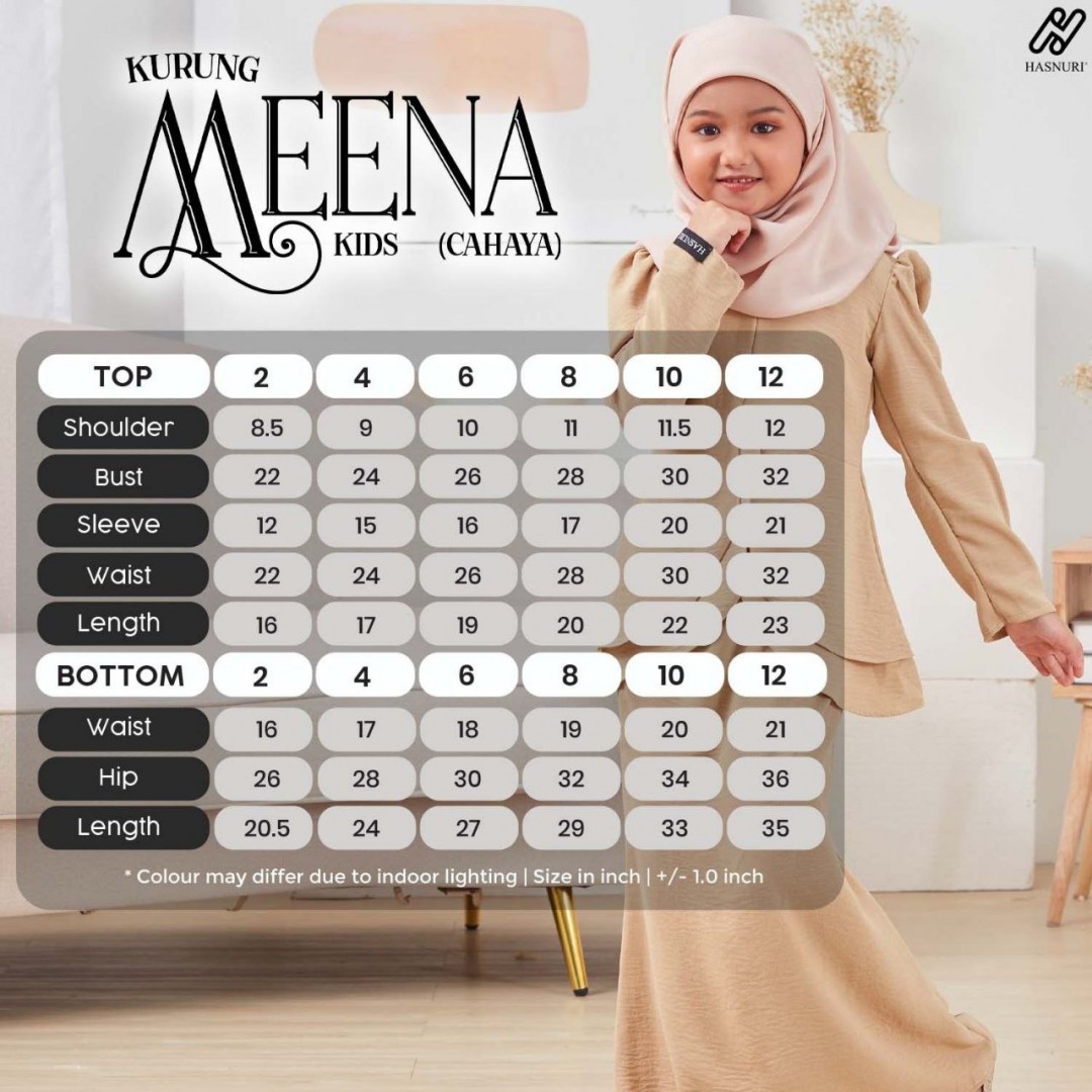 Kurung Meena Kids - Mauve