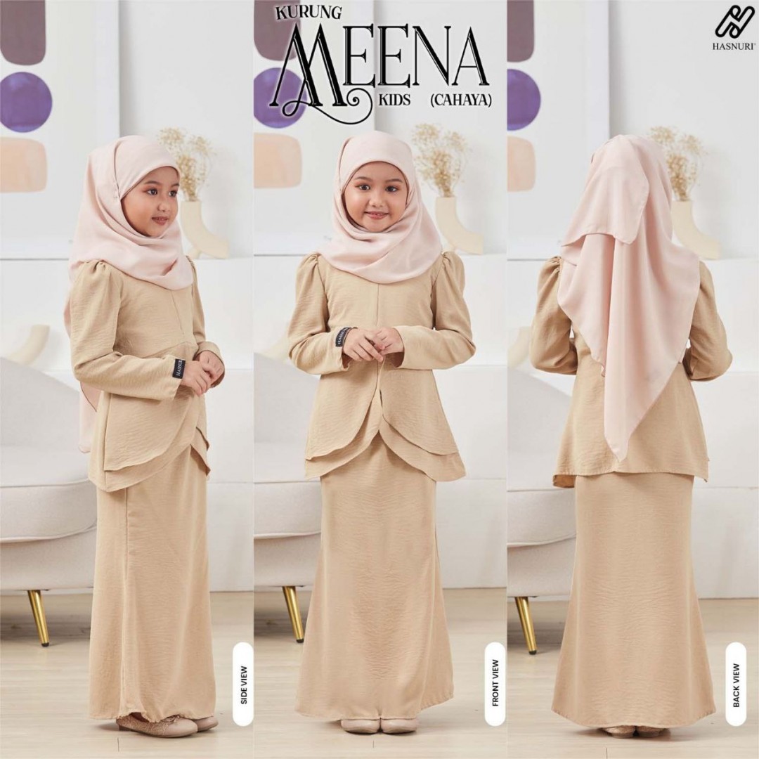 Kurung Meena Kids - Mauve