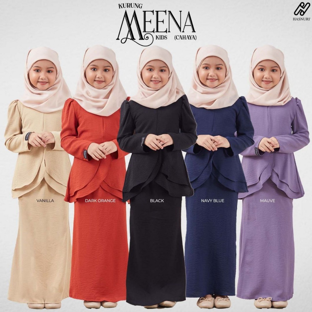 Kurung Meena Kids - Mauve