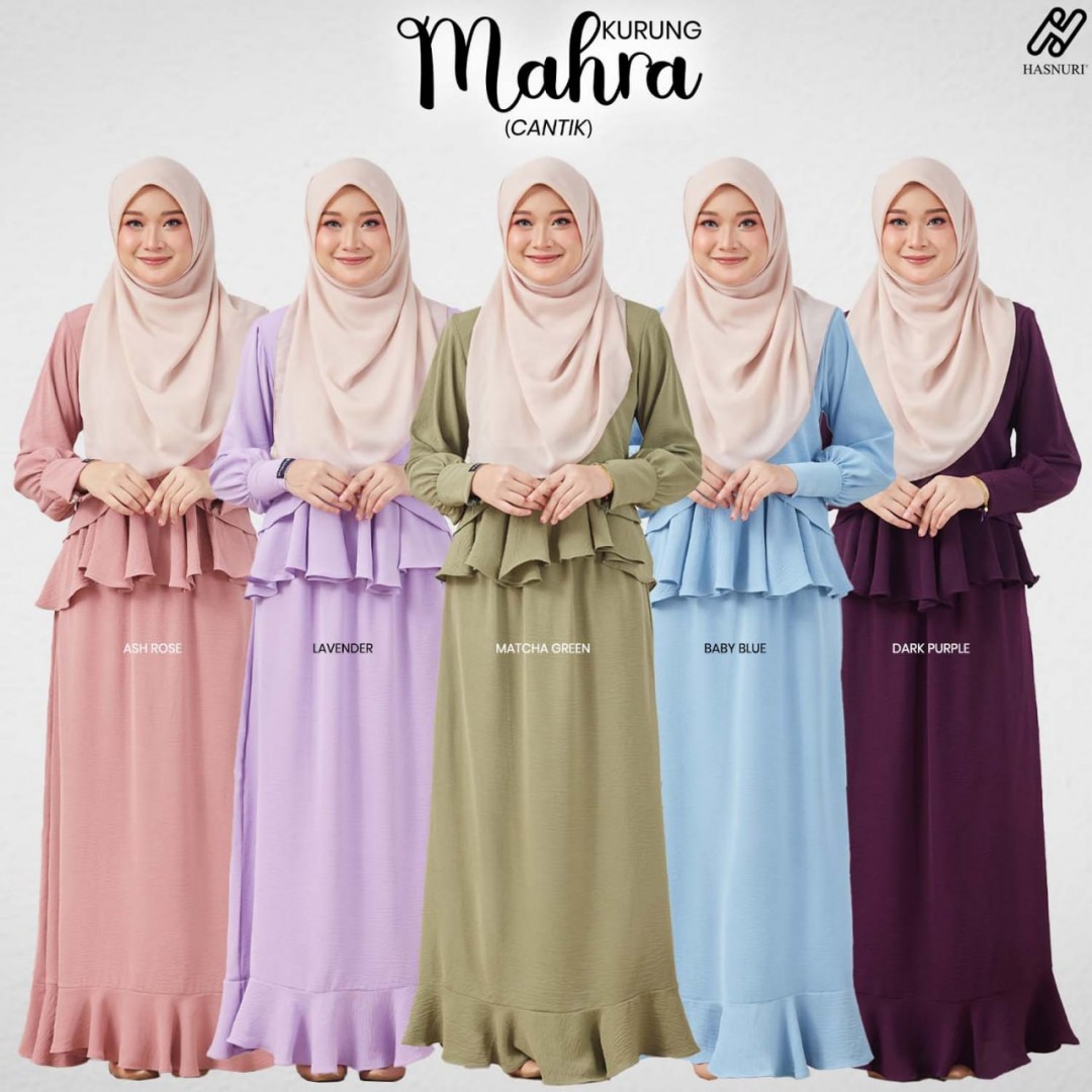 Kurung Mahra - Dark Purple