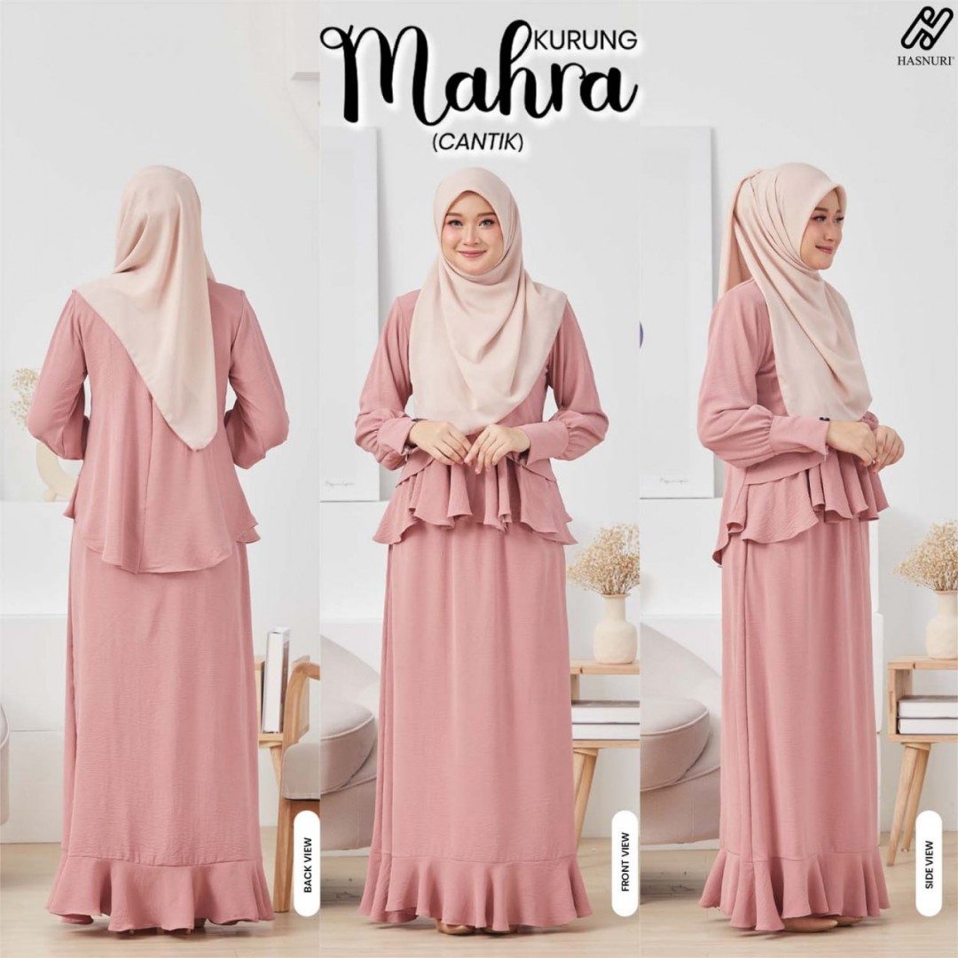 Kurung Mahra - Dark Purple