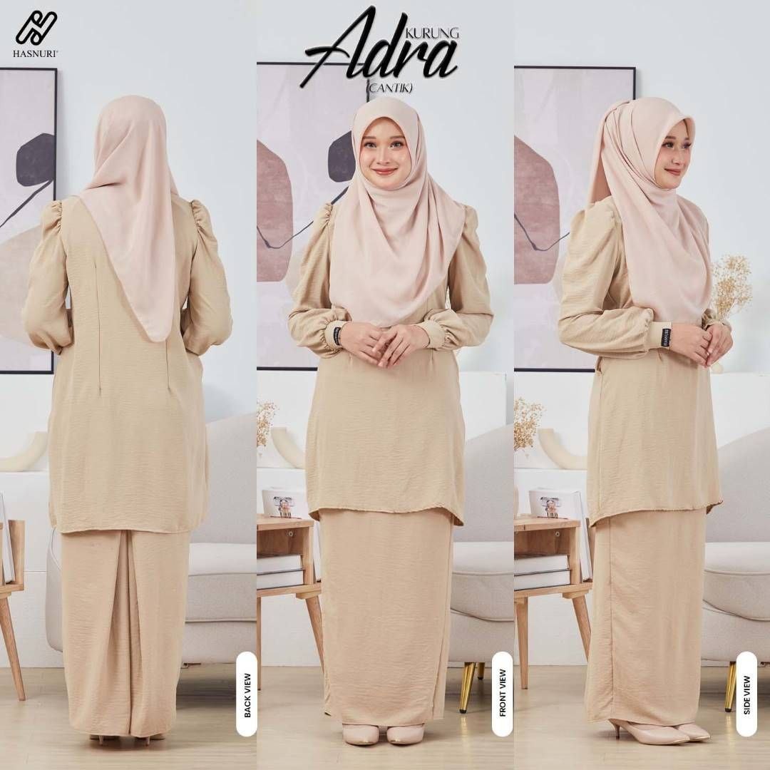 Kurung Adra - Dusty Green