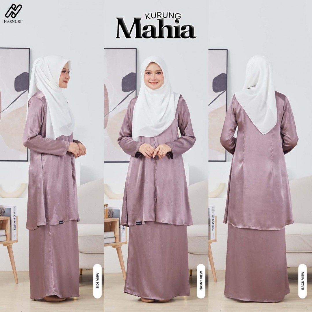 Kurung Mahia - Ash Mauve