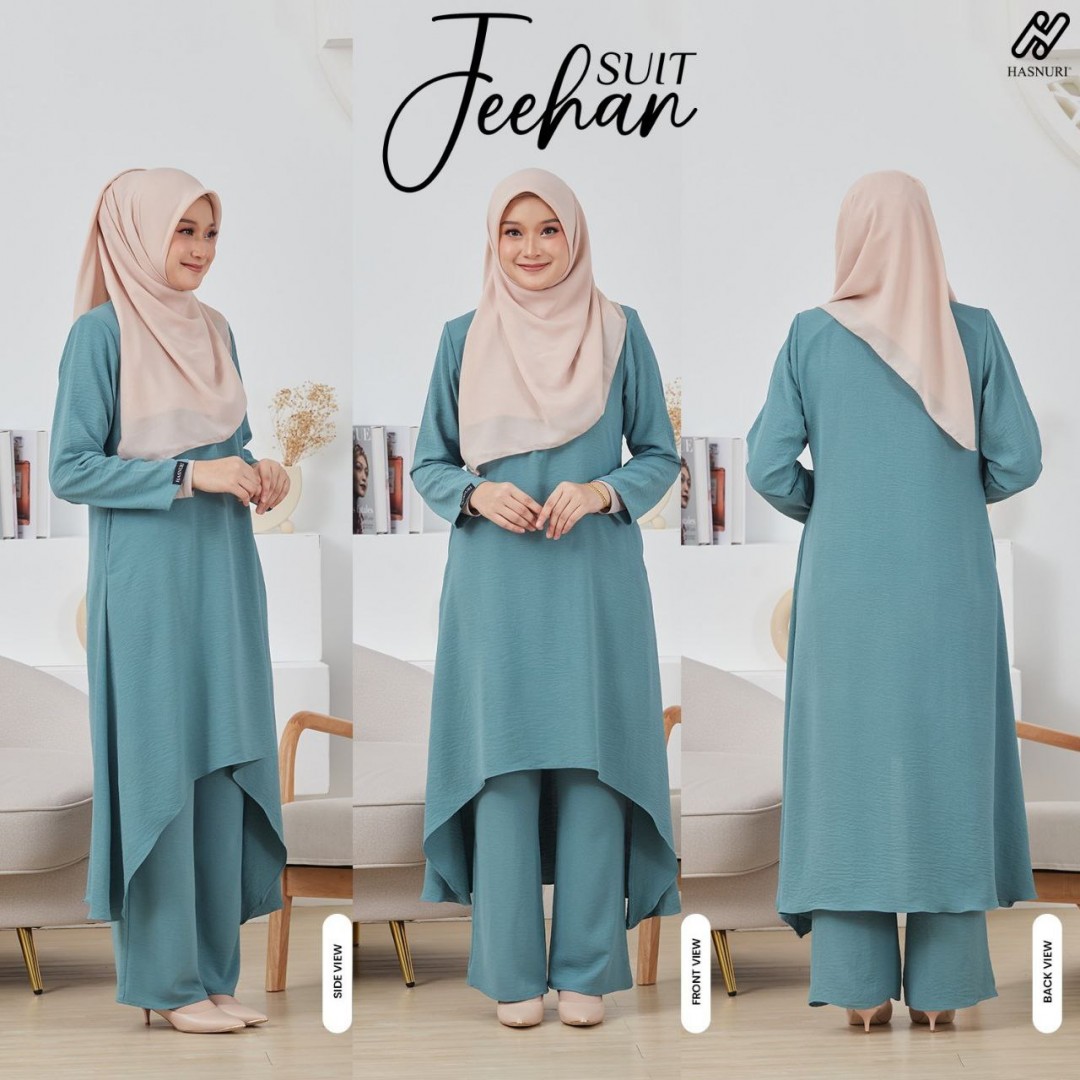 Suit Jeehan - Moss Green