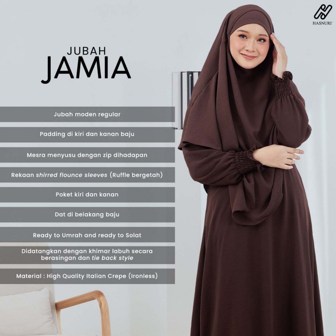 Jubah Jamia - Navy Blue