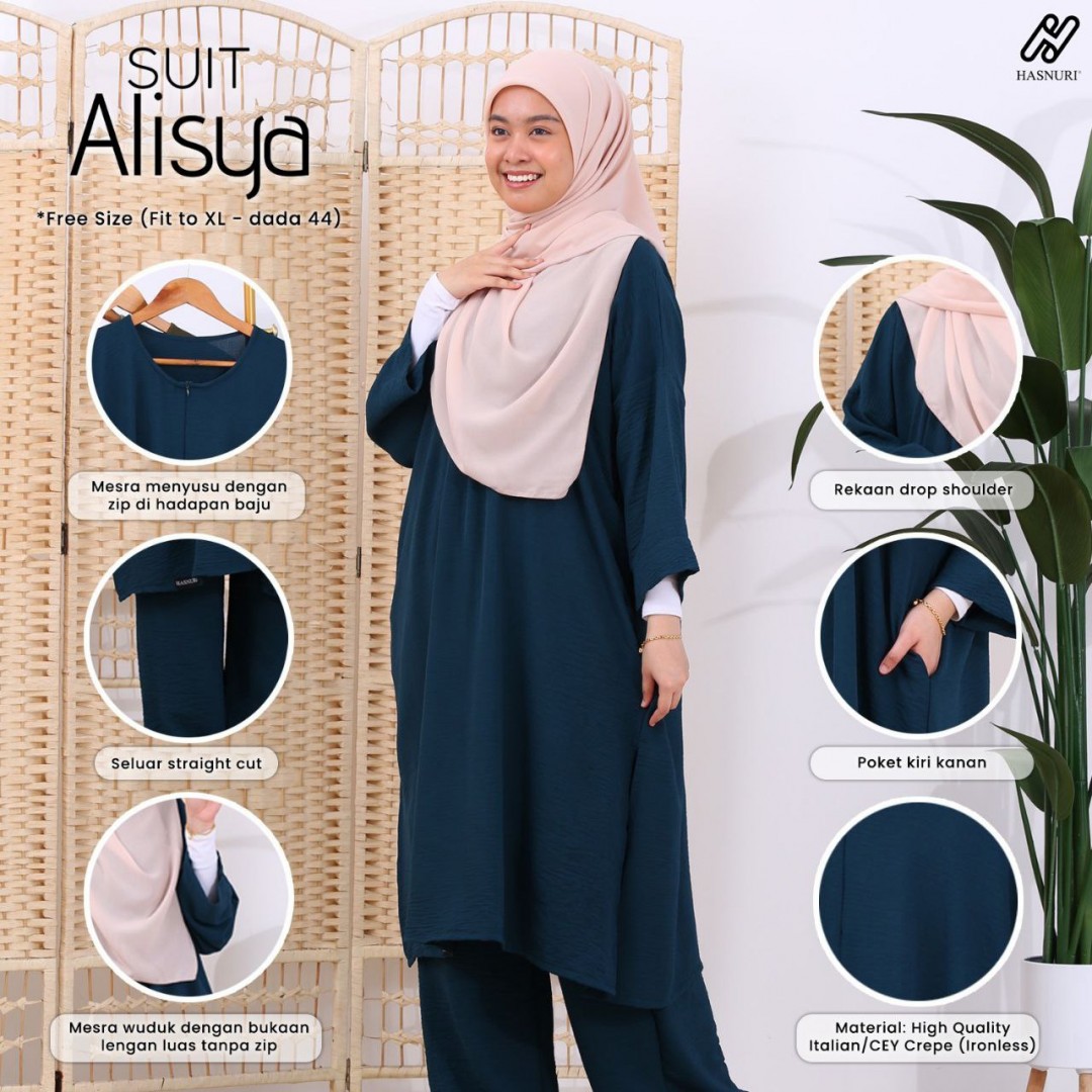 Suit Azzahra - Honey Mustard