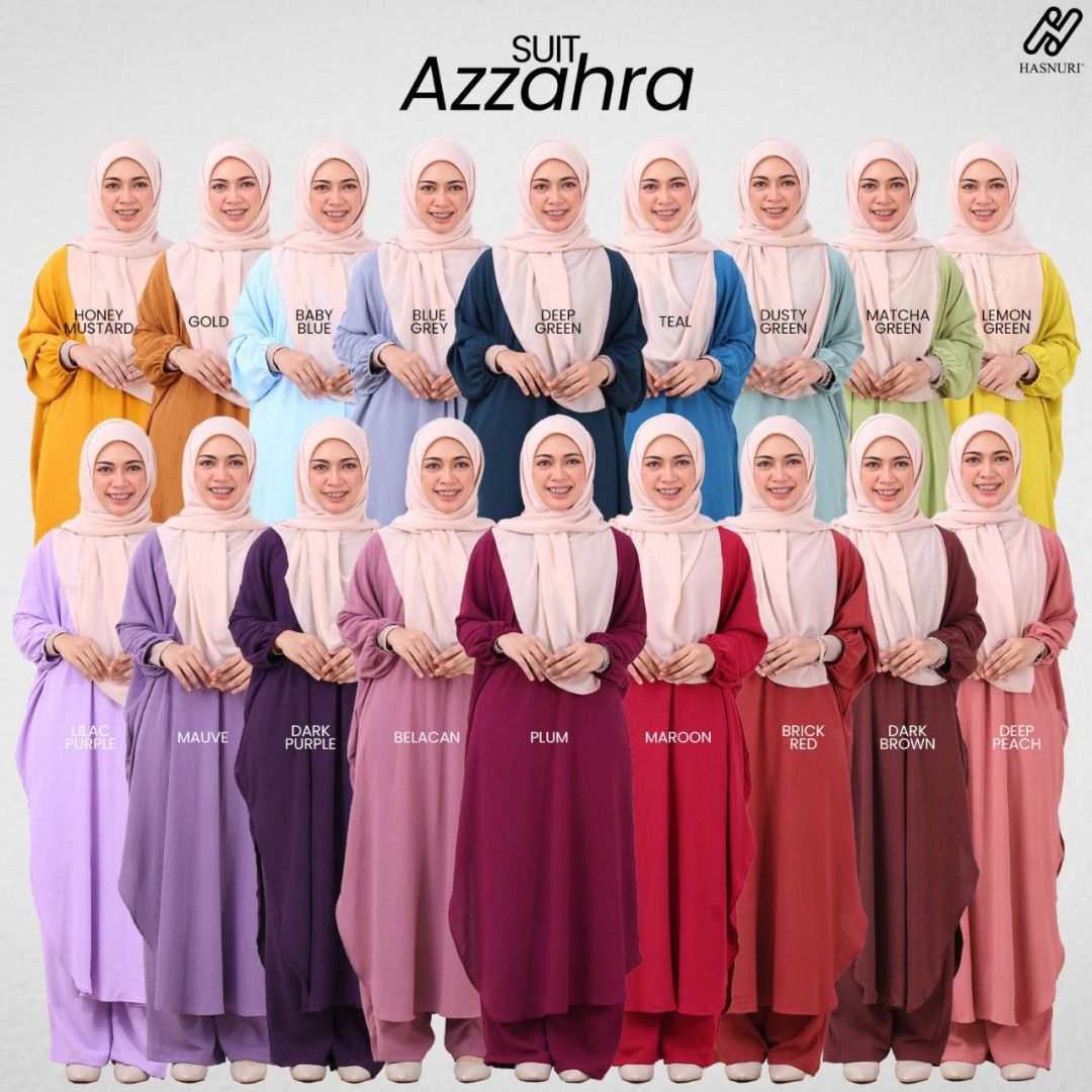 Suit Azzahra - Honey Mustard