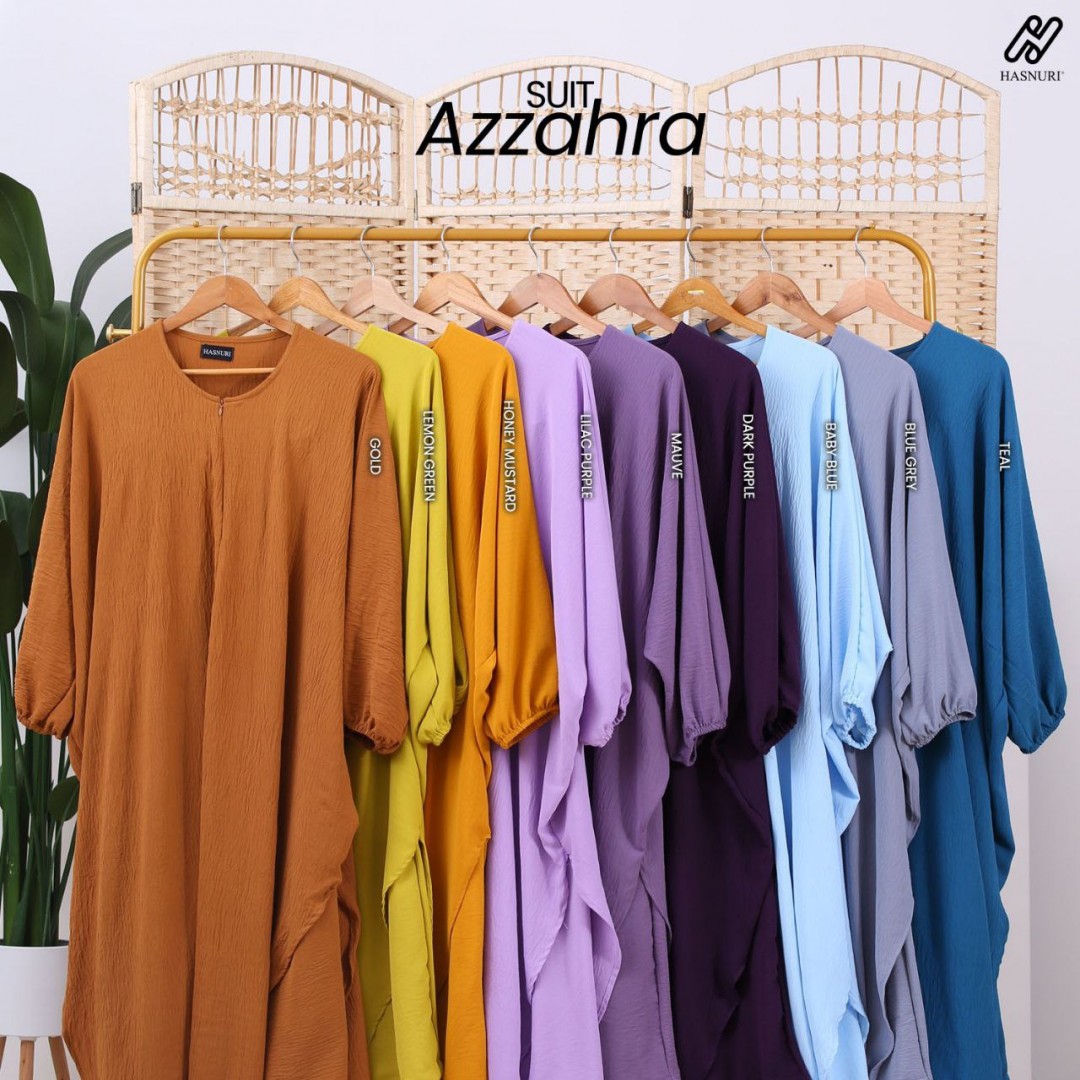 Suit Azzahra - Olive Green