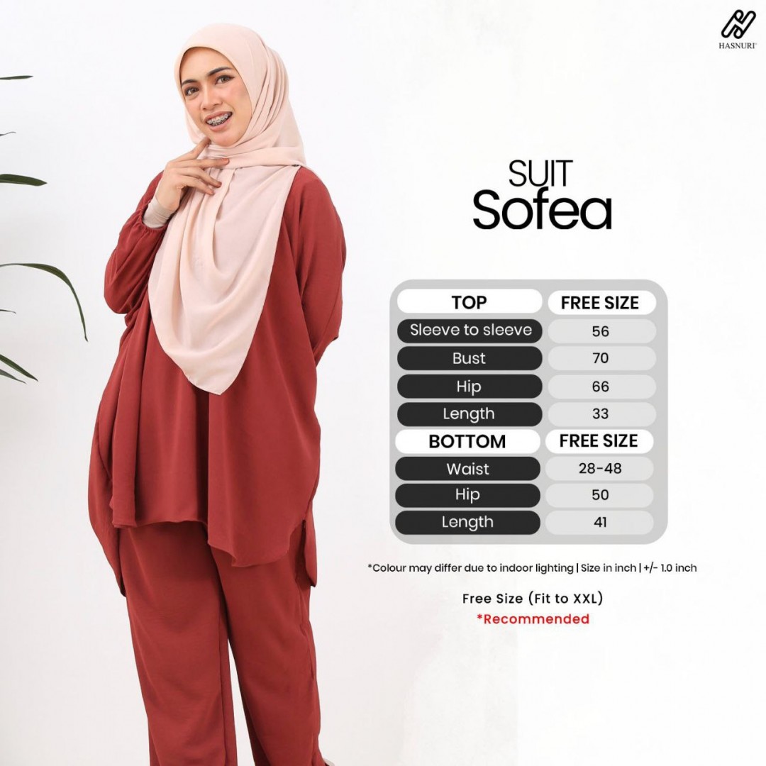 Suit Sofea - Baby Blue