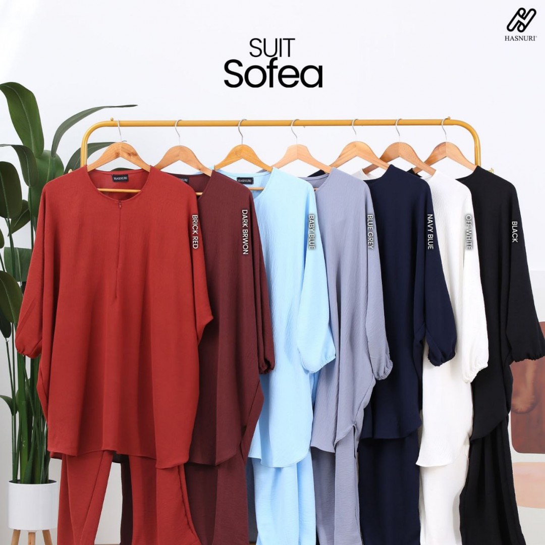 Suit Sofea - Baby Blue