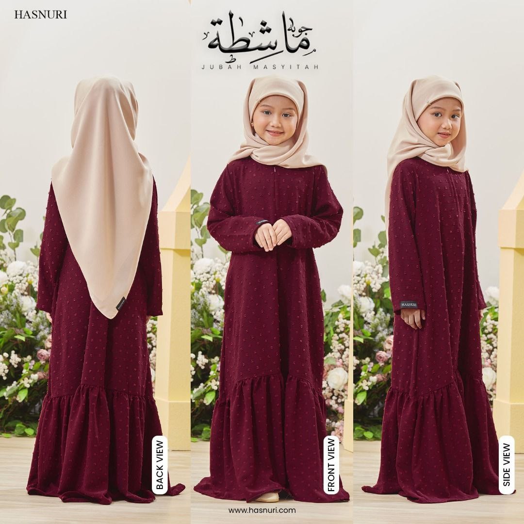 Jubah Masyitah Kids - Teal