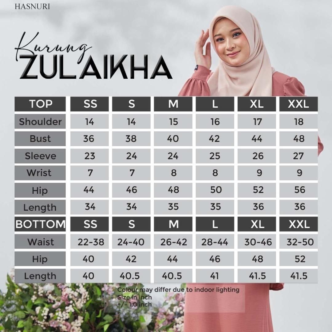 Kurung Zulaikha - Deep Green