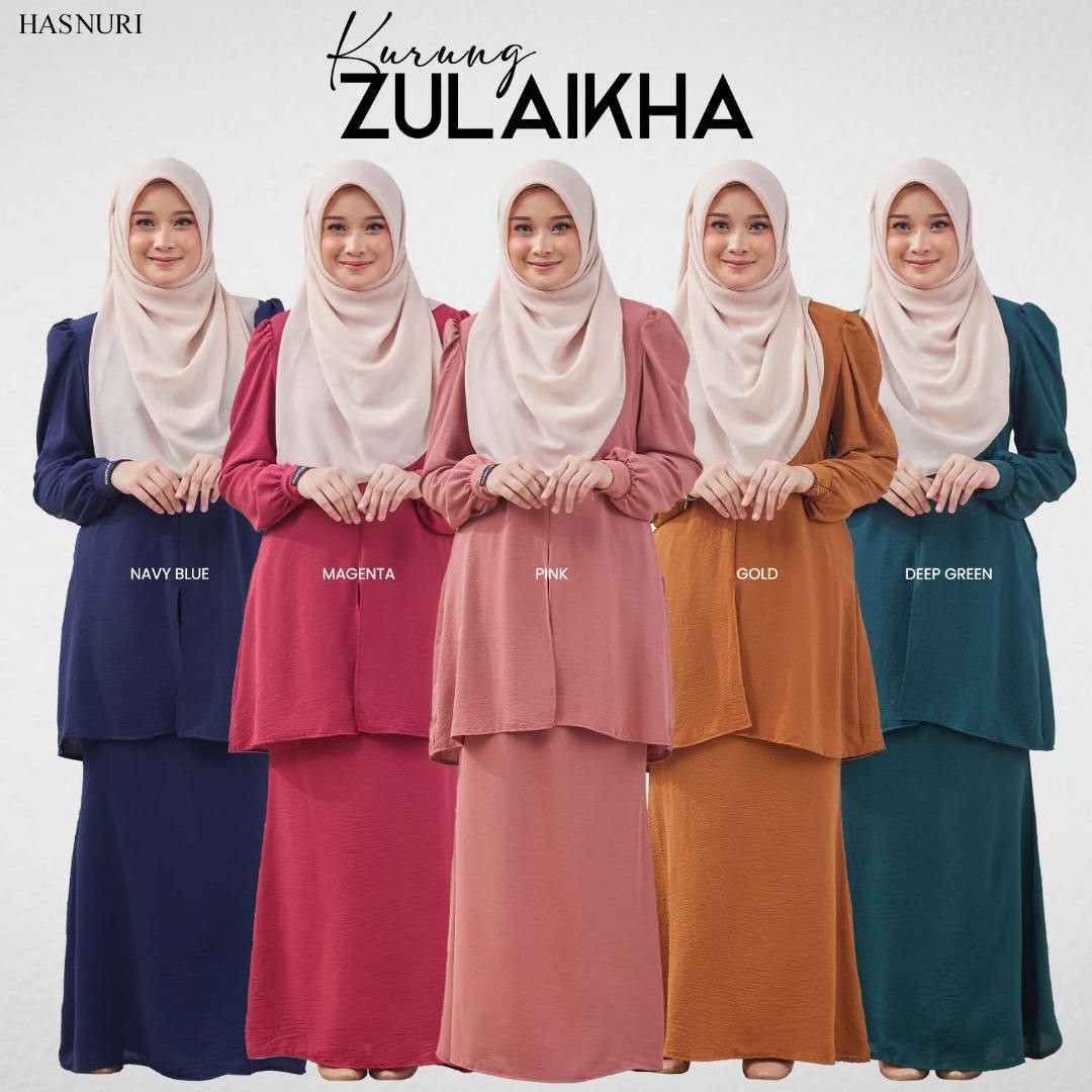 Kurung Zulaikha - Deep Green
