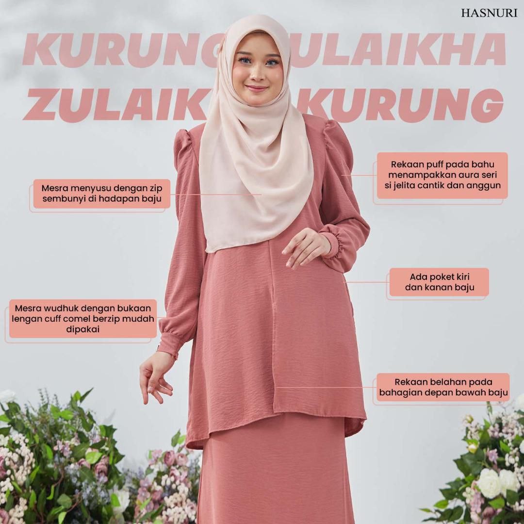 Kurung Zulaikha - Deep Green