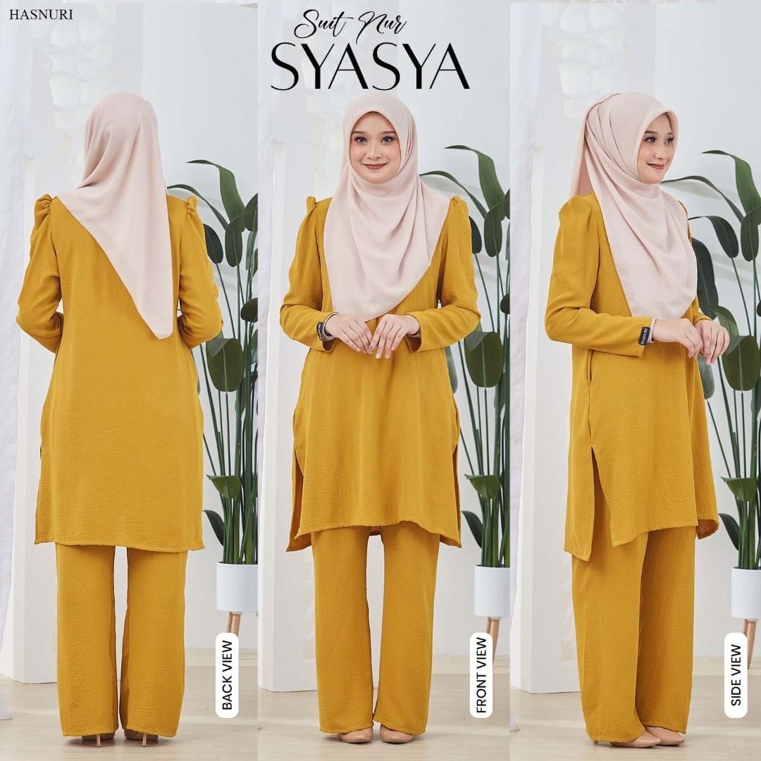 Suit Nur Syasya - Mustard