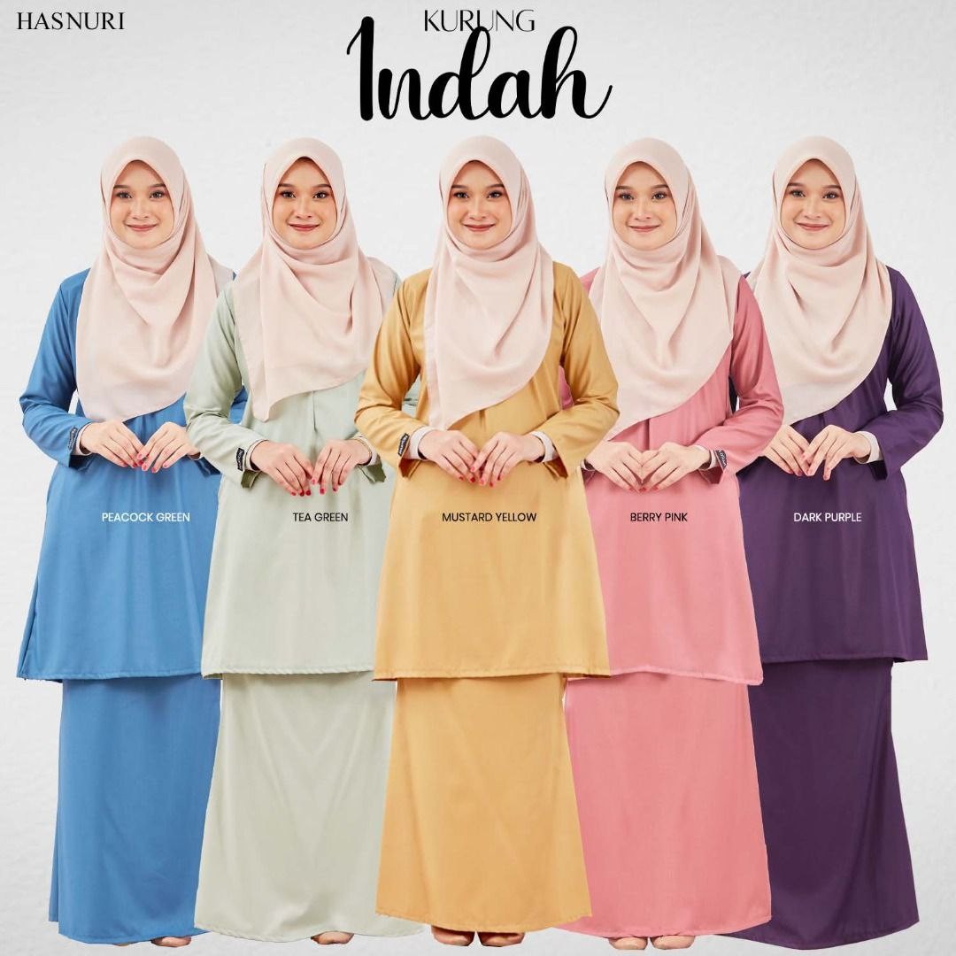 Kurung Indah - Tea Green
