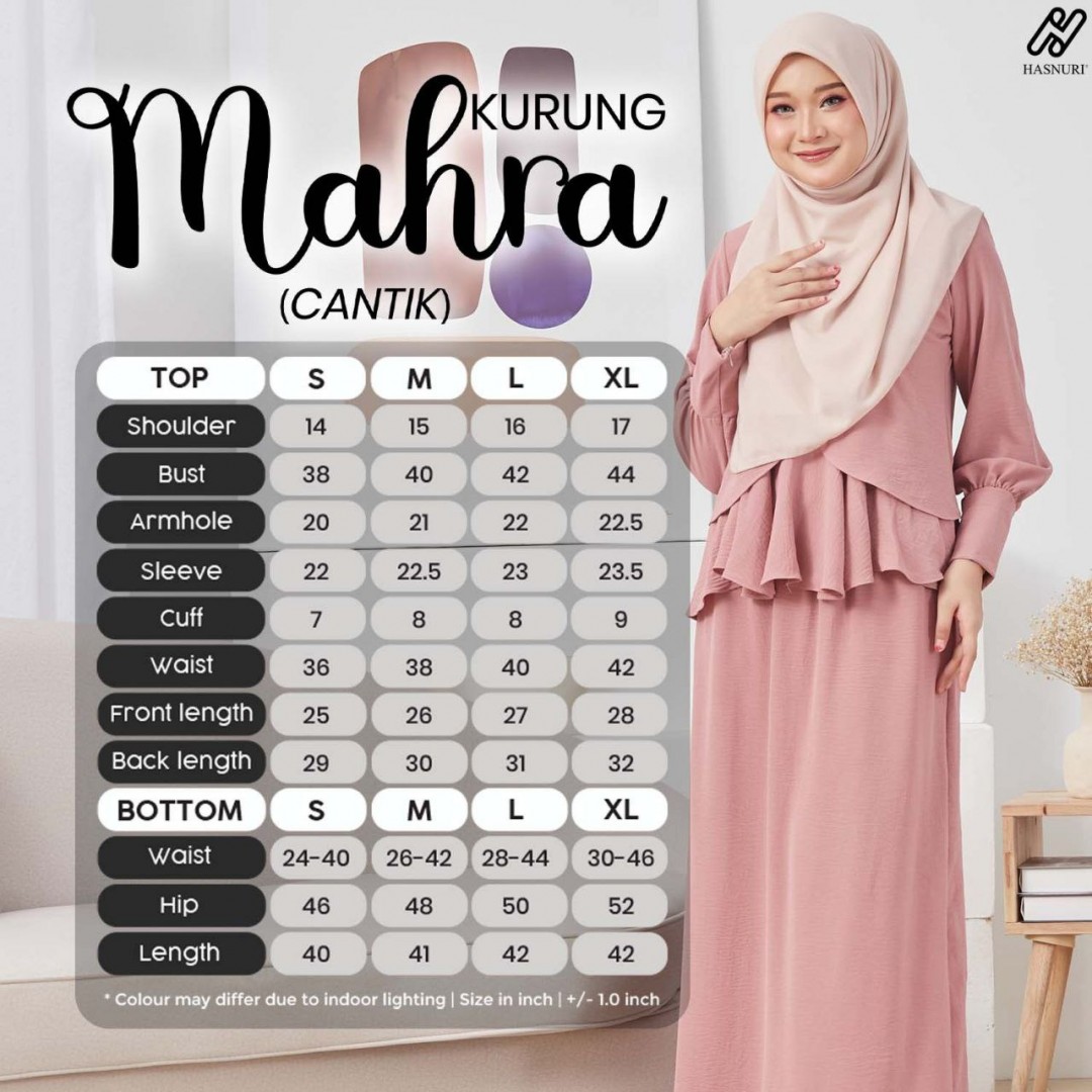 Kurung Mahra - Baby Blue