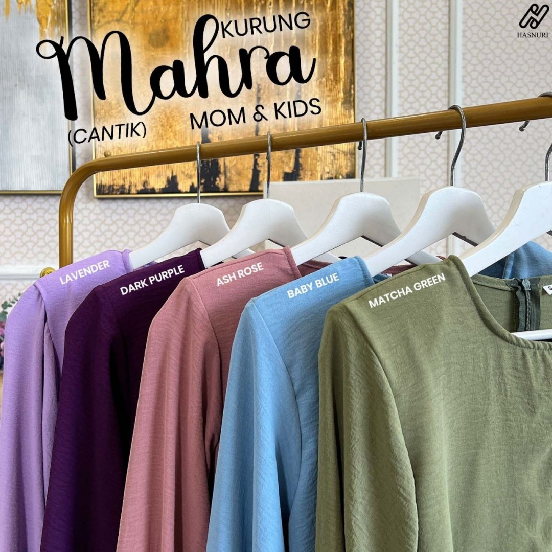 Kurung Mahra - Baby Blue