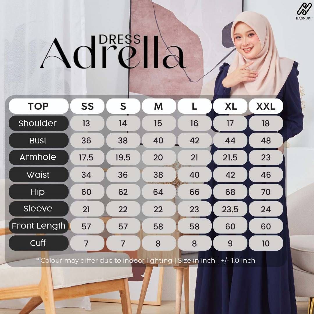 Dress Adrella - Dusty Green